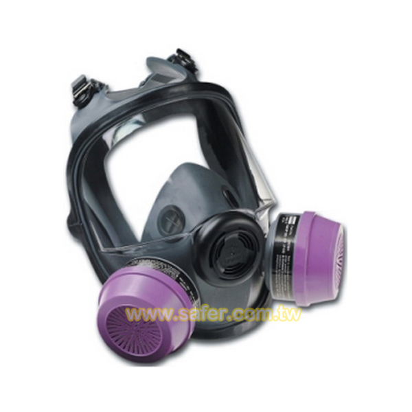 全面式橡膠防毒面具 NORTH 54001