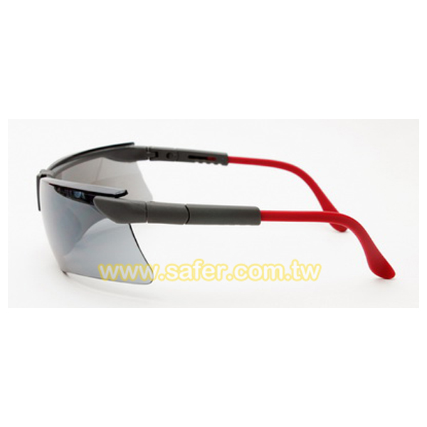 耐衝擊安全眼鏡(灰電白水銀-強化) SG-6211SSM (4)