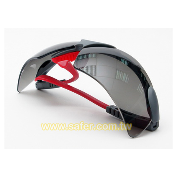 耐衝擊安全眼鏡(灰色-強化) SG-6204S (5)