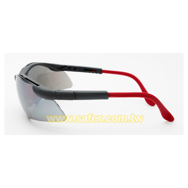 耐衝擊安全眼鏡(灰電白水銀-強化) SG-6204SSM (4)