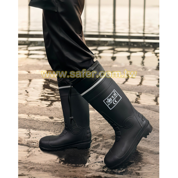 橡膠安全雨鞋 (束口款) SAF-J010 (6)