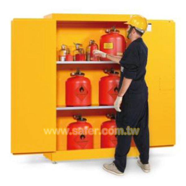 SafetyStar 防火安全儲存櫃(黃色-12加侖) (4)