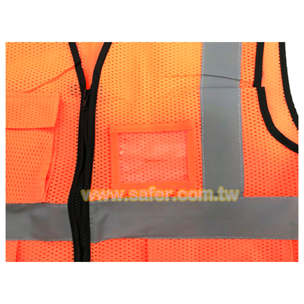 美式多口袋反光背心(網布拉鍊款) (13)
