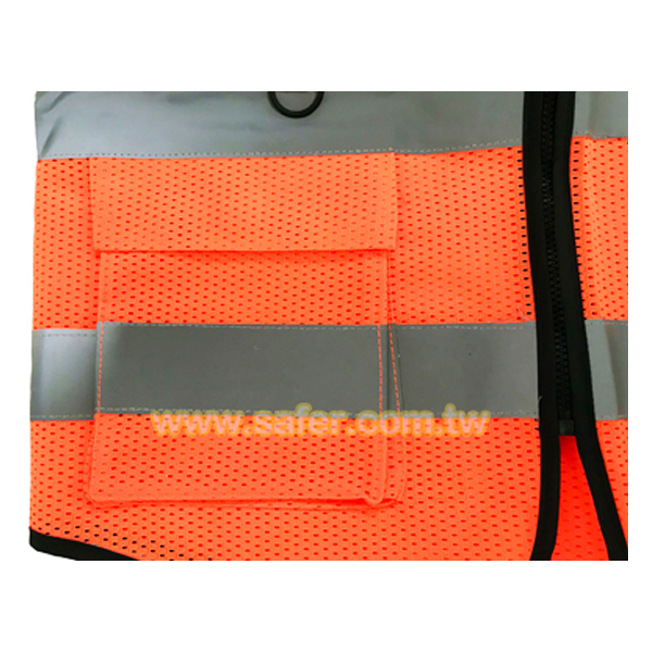 美式多口袋反光背心(網布拉鍊款) (15)