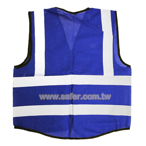 美式多口袋反光背心(網布拉鍊款) (2)