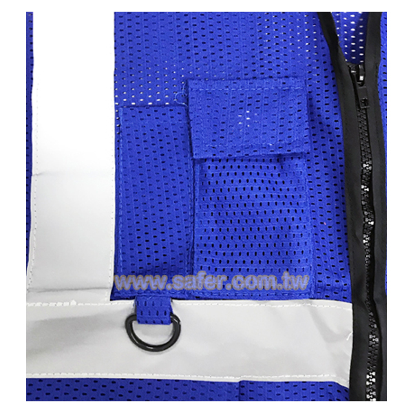 美式多口袋反光背心(網布拉鍊款) (4)