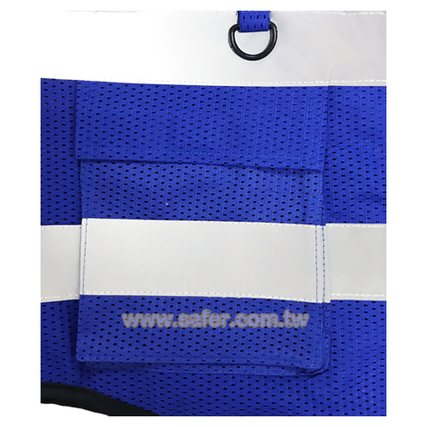 美式多口袋反光背心(網布拉鍊款) (5)