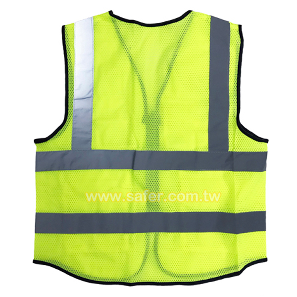美式多口袋反光背心(網布拉鍊款) (7)
