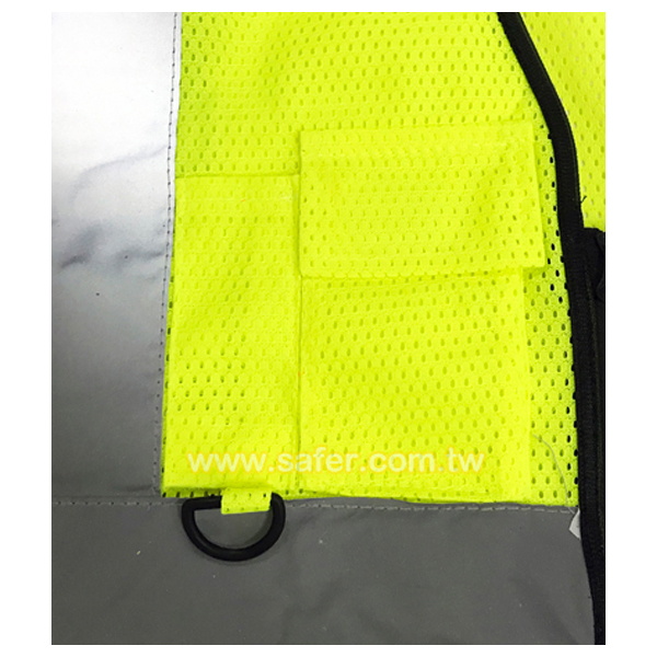 美式多口袋反光背心(網布拉鍊款) (9)